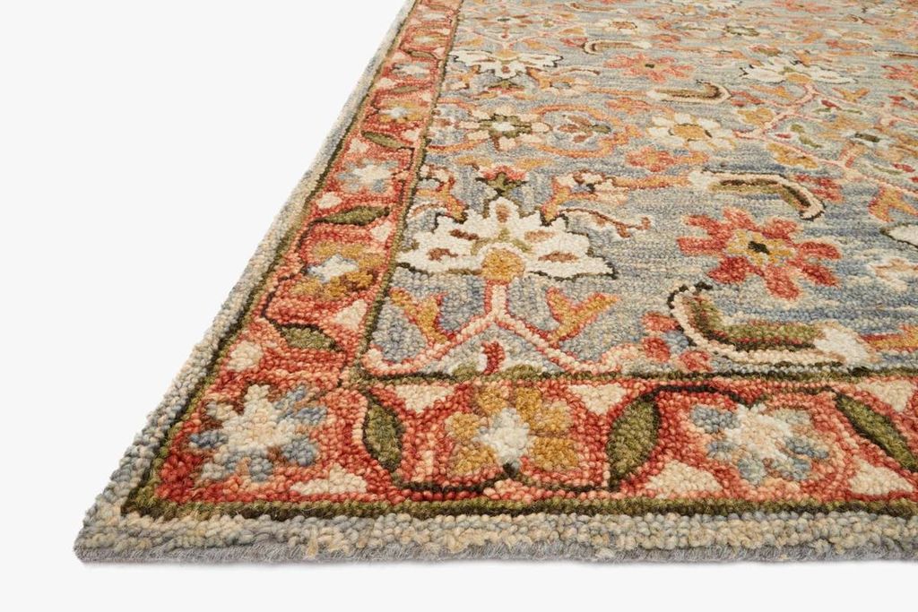 Vk-10 7' 9" X 9' 9" Rug,  Slate / Terracotta