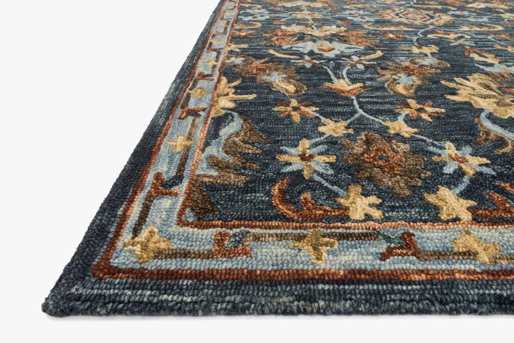 Vk-14 7' 9" X 9' 9" Rug,  Denim / Multi