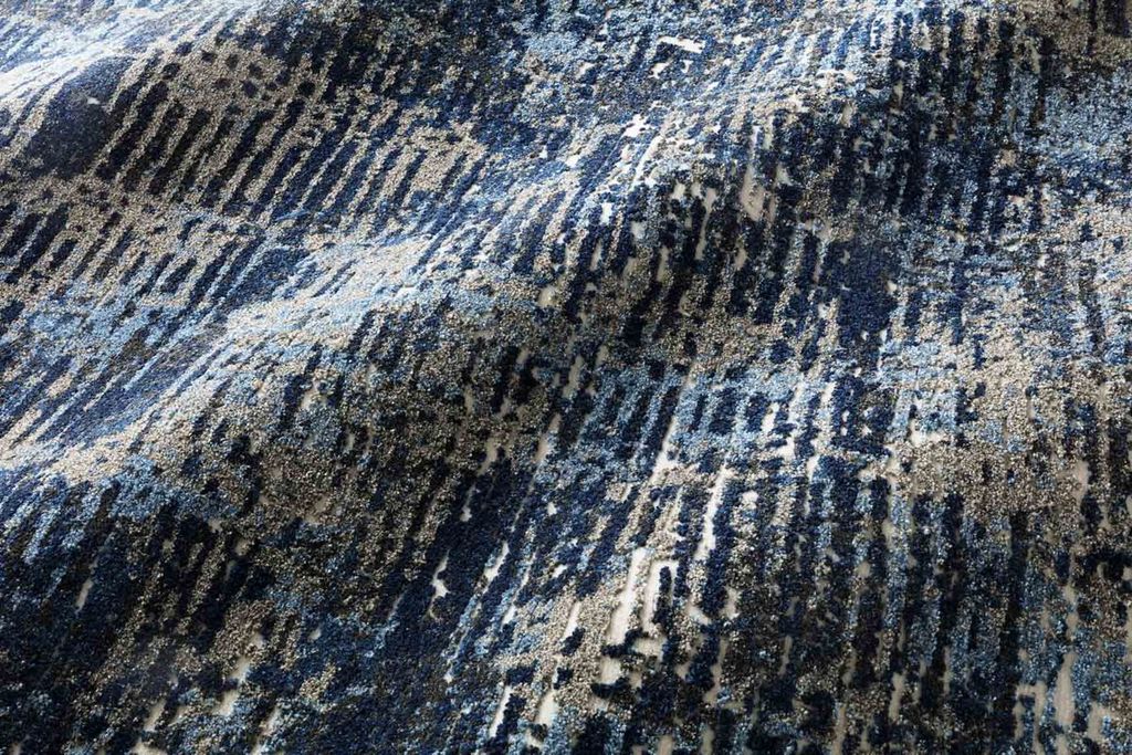 Nina 7' 7" X 10' 6" Rug,  Dark Blue / Grey
