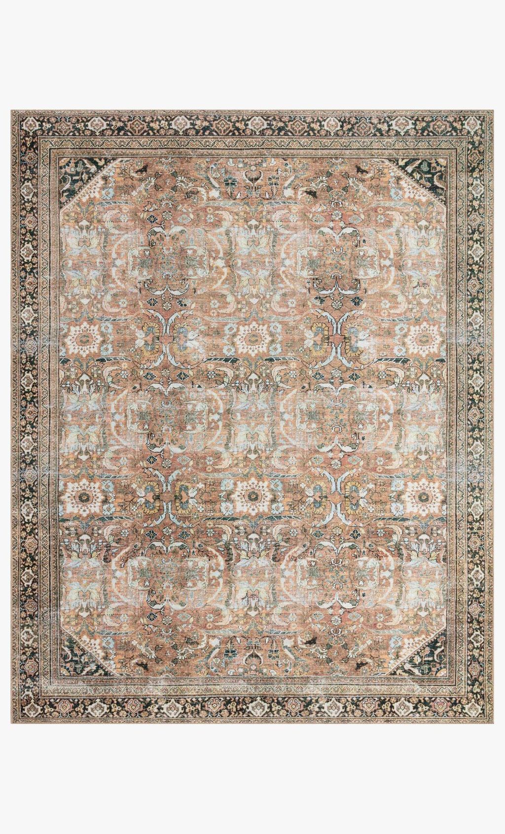 Auburn / Multicolor Rug, 2' 6" X 7' 6"