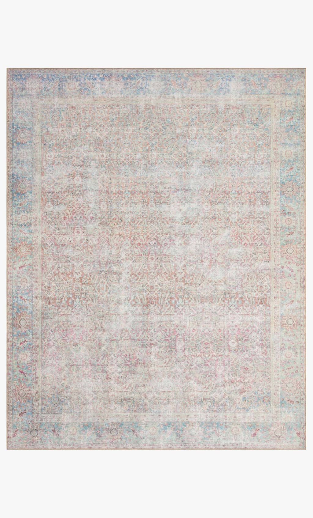 Preview image for Wyn-04 8' 6" X 11' 6" Rug, Red / Teal