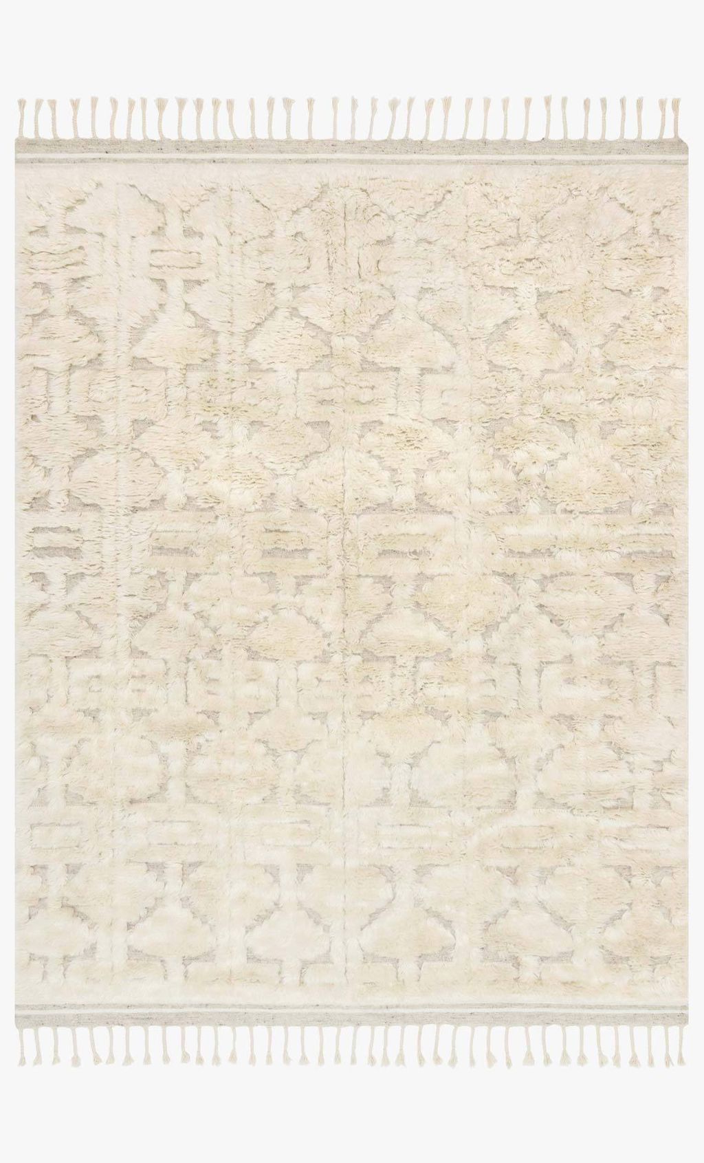 Preview image for Wool Rug-03 9' 6" X 13' 6" Rug, Oatmeal / Ivory