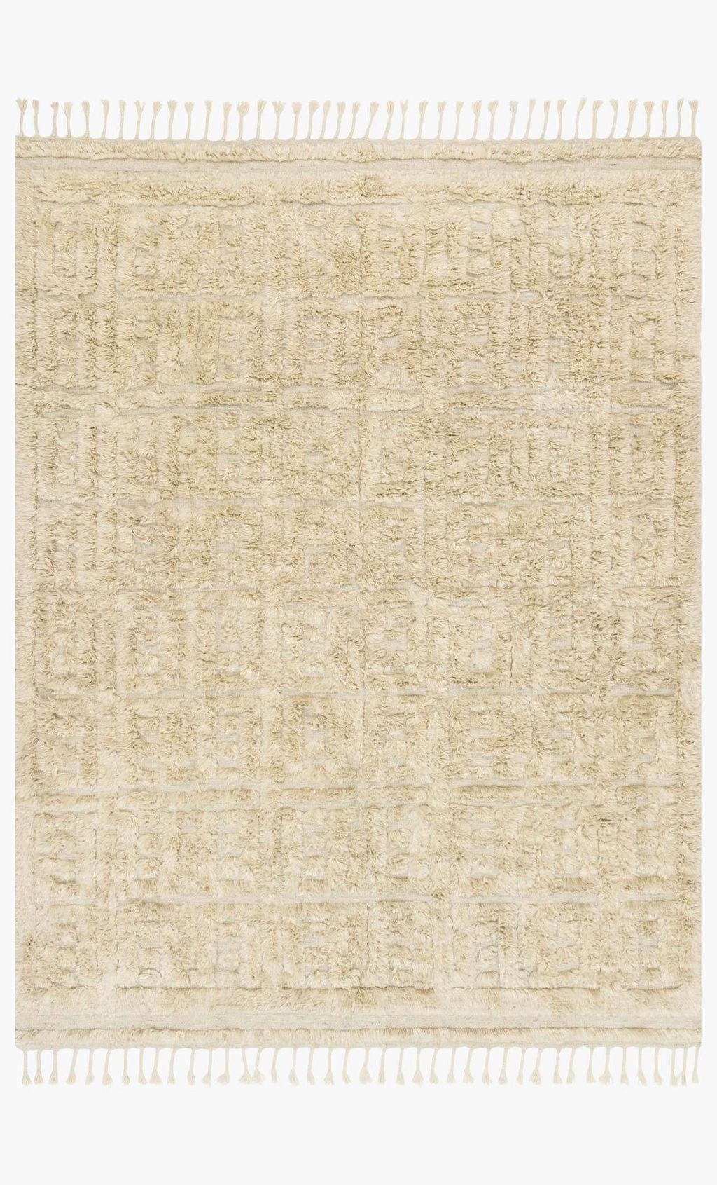 Preview image for Mid Century Modern Rug- 9' 6" X 13' 6" Rug, Oatmeal / Sand