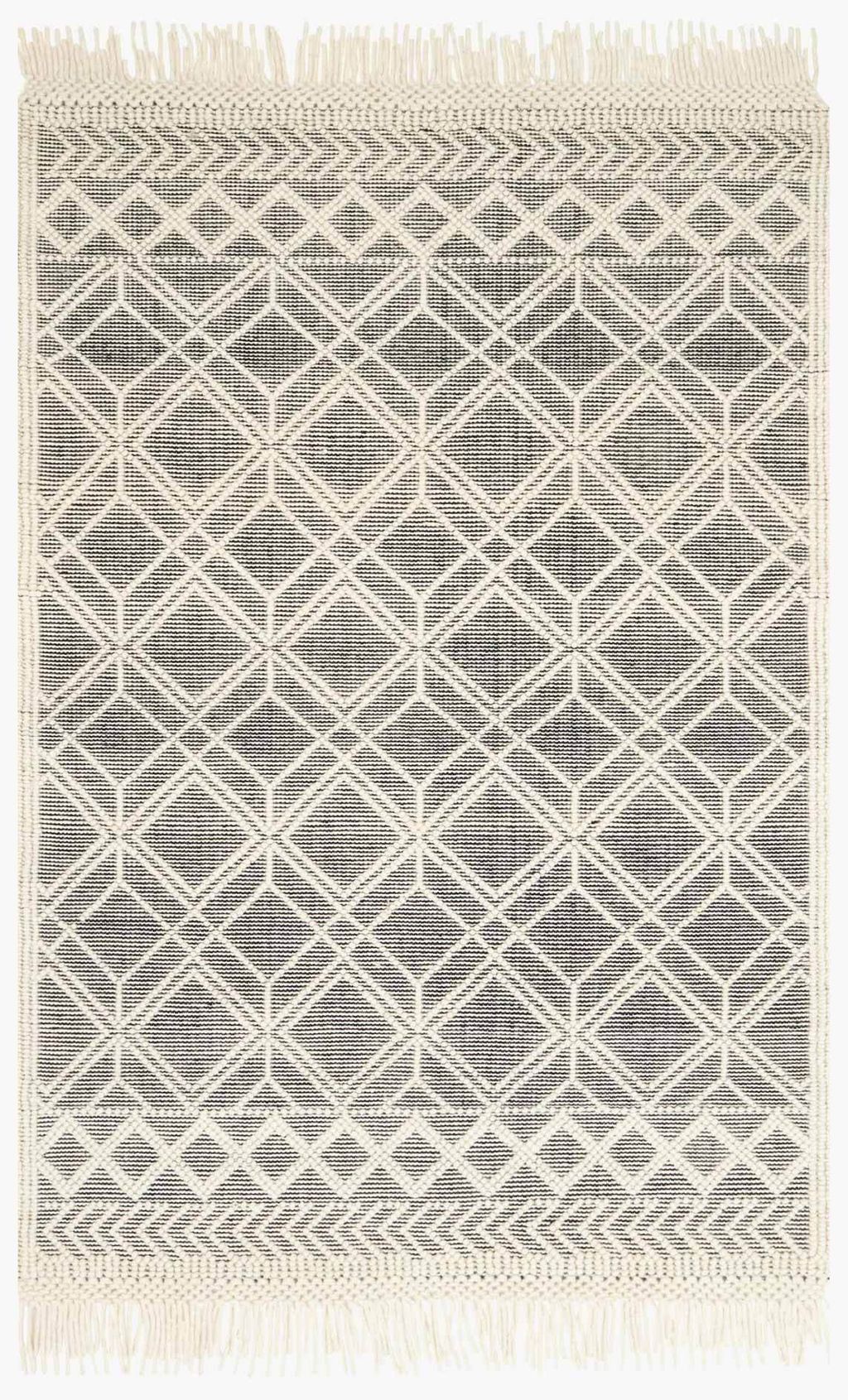 Preview image for Yh-04 Mh 3' 6" X 5' 6" Rug, Black / Ivory