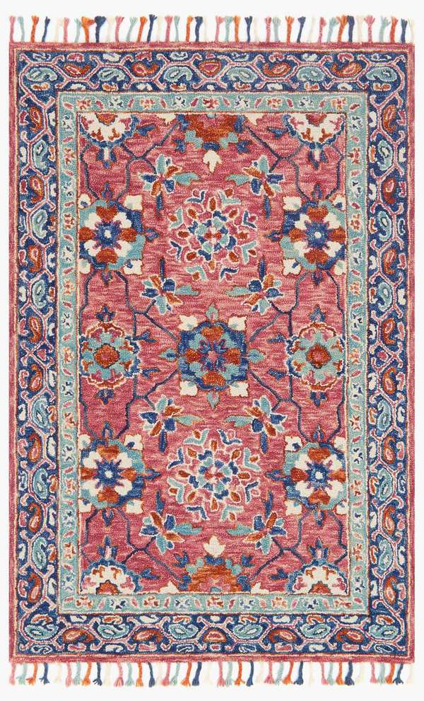 Scarlett- 7' 9" X 9' 9" Rug,  Rose / Denim