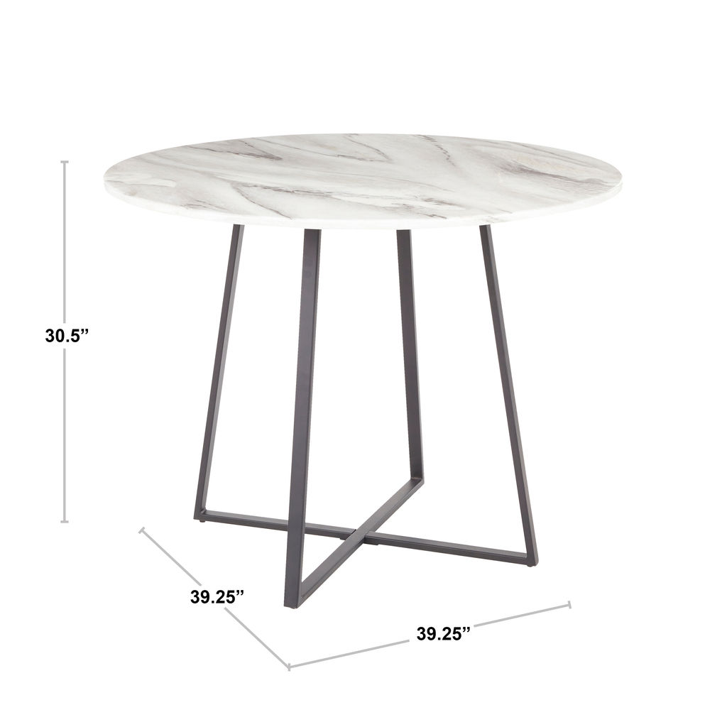 Cosmo Dining Table, Chrome And Clear Tempered Glass Top