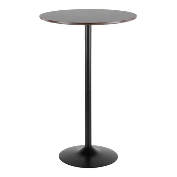 Table Black Metal And Espresso