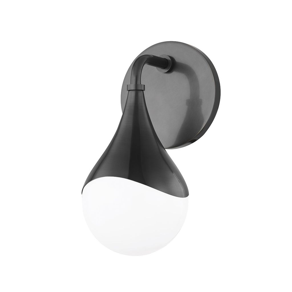 1 Light Bath Bracket, Old Bronze, 9.5"
