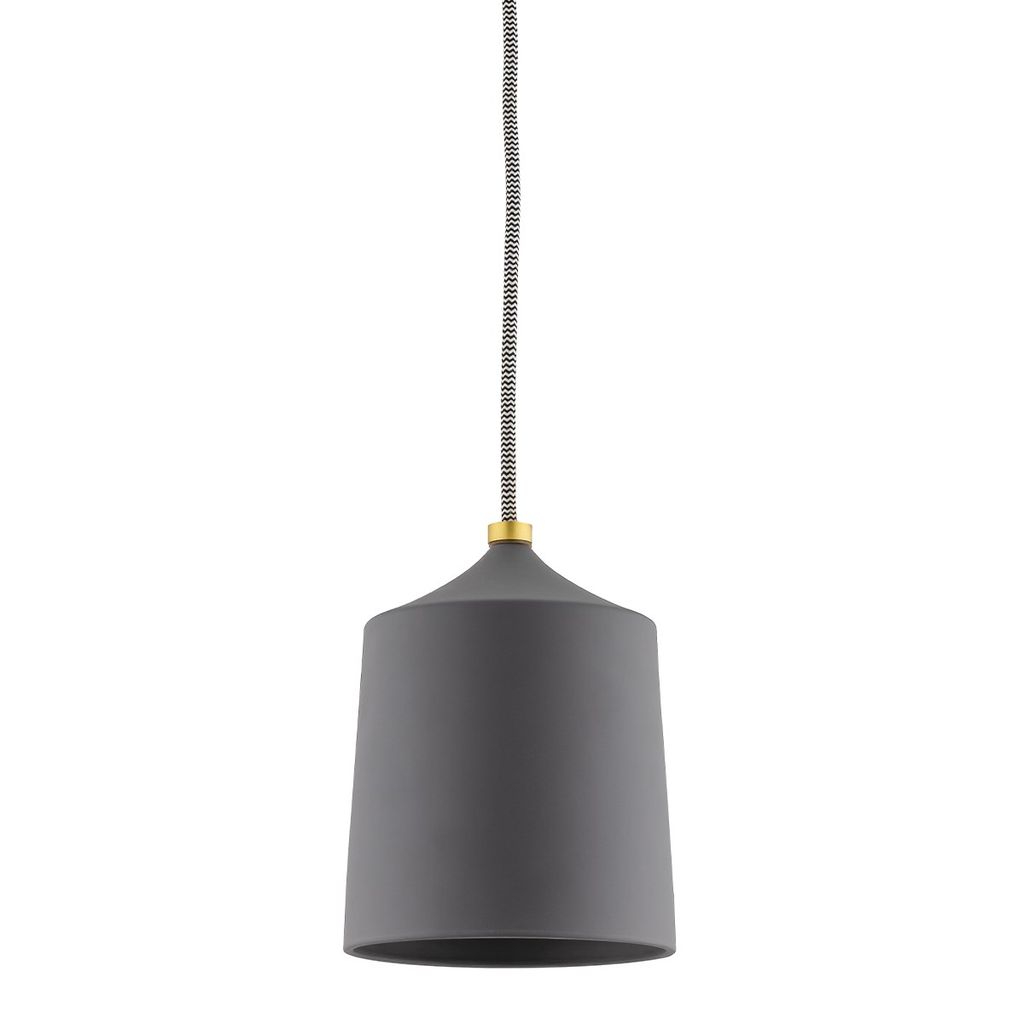 Preview image for 1 Light Pendant, Aged Brass, 7.5"