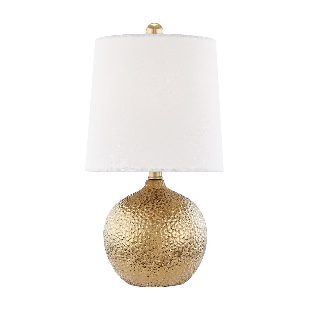 Preview image for 1 Light Table Lamp, Gold, 14.5"