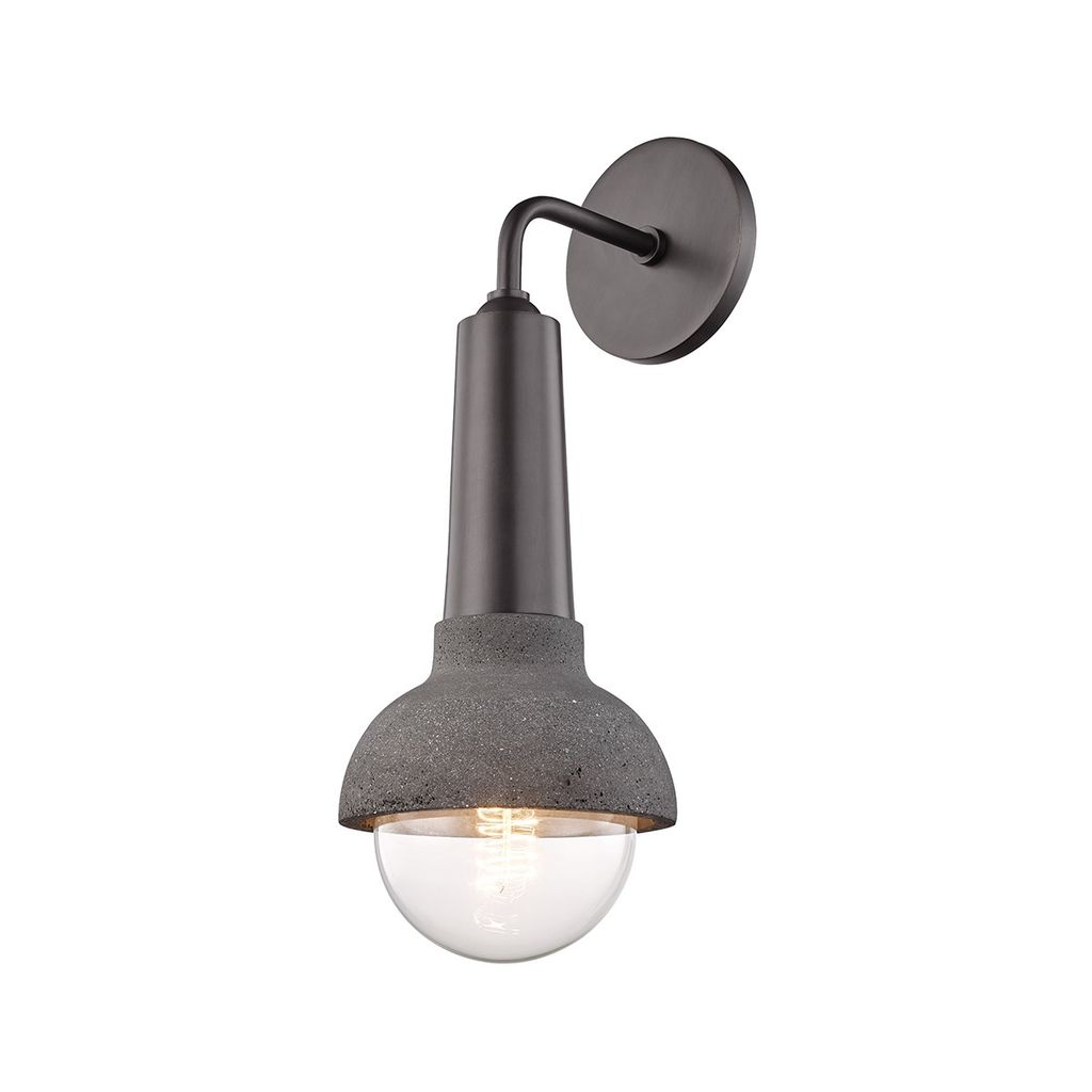 1 Light Wall Sconce, Old Bronze, 6" X 17"