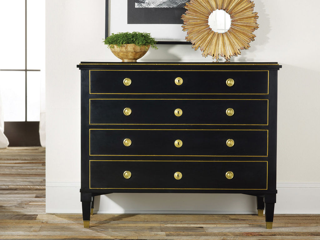 19Th Century Ebonized Chest