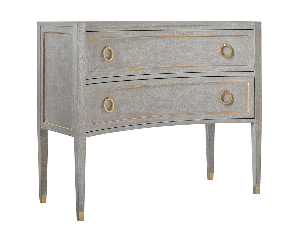 Gustavain Concave Two Drawer Commode