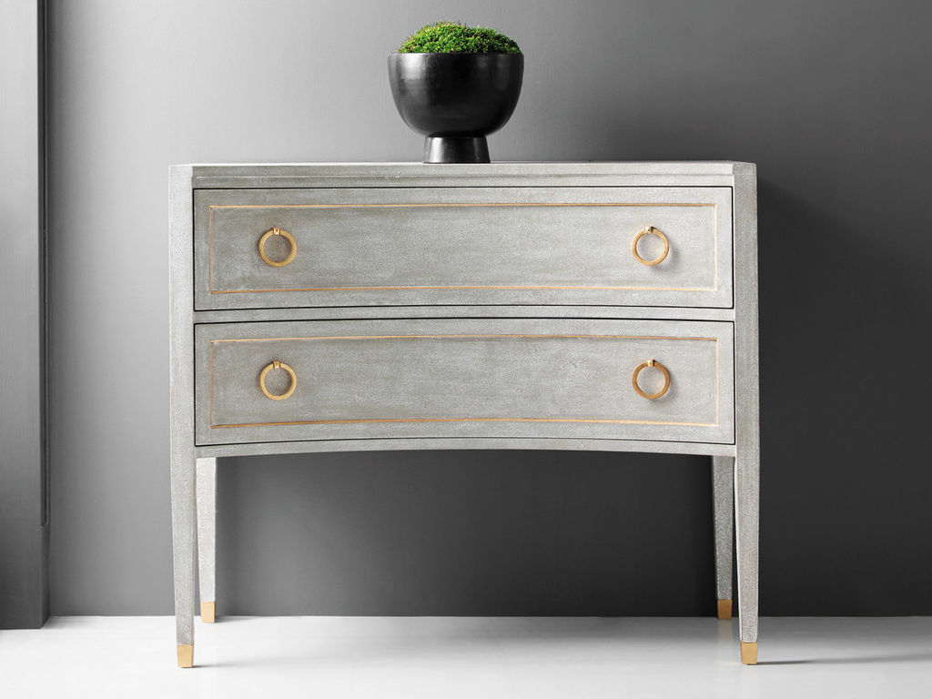 Gustavain Concave Two Drawer Commode