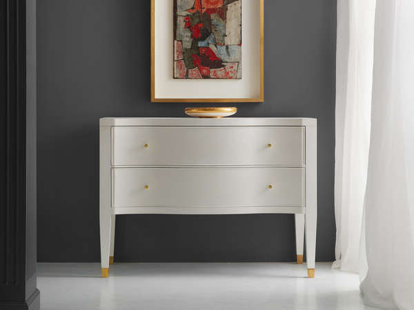 Serpentine Chest-White Linen
