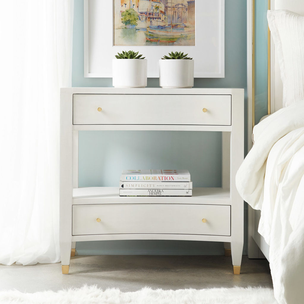 Preview image for White Linen Nightstand