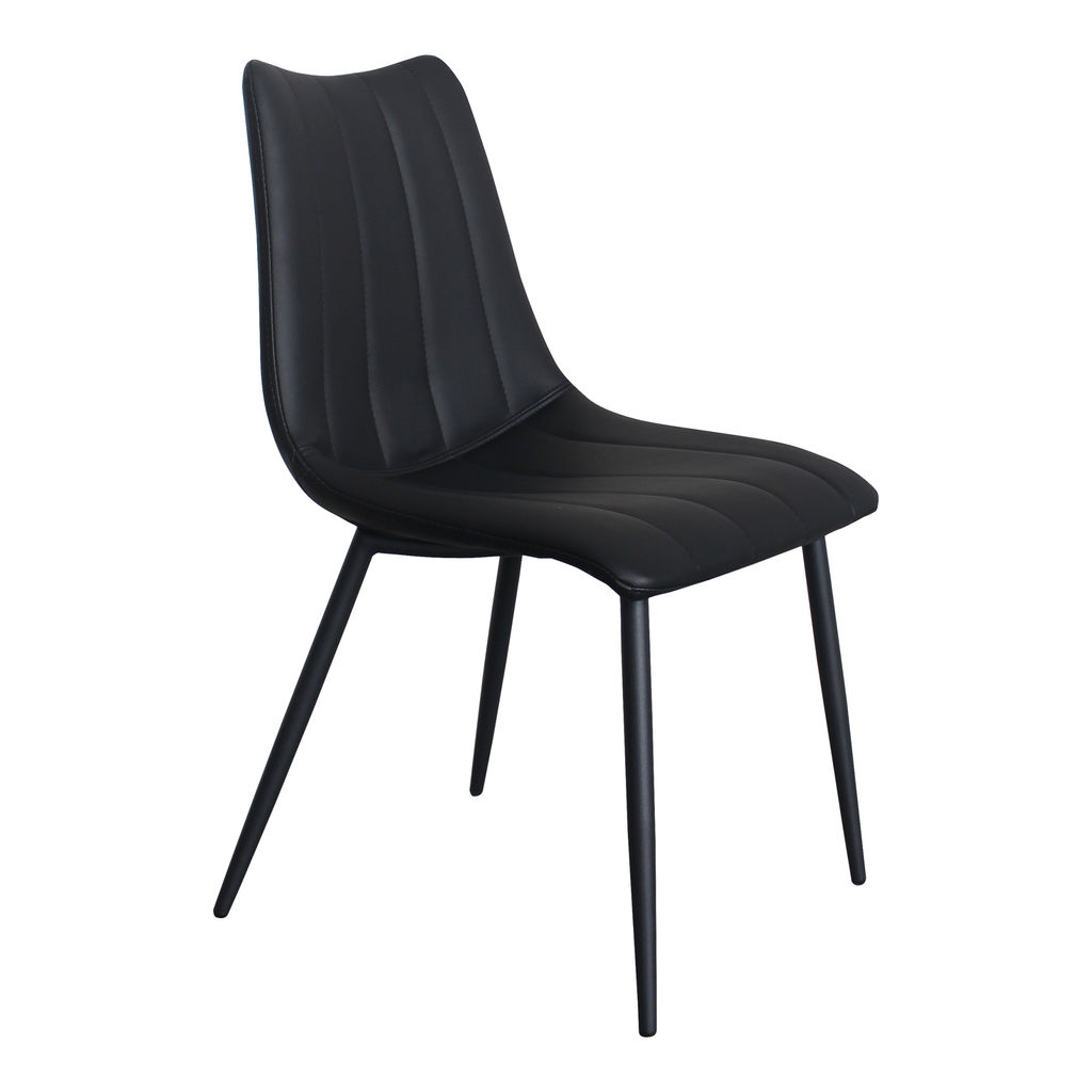Preview image for Alibi Dining Chair Matte Black (Set of 2)