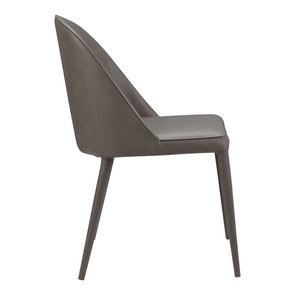 Burton Pu Dining Chair Grey