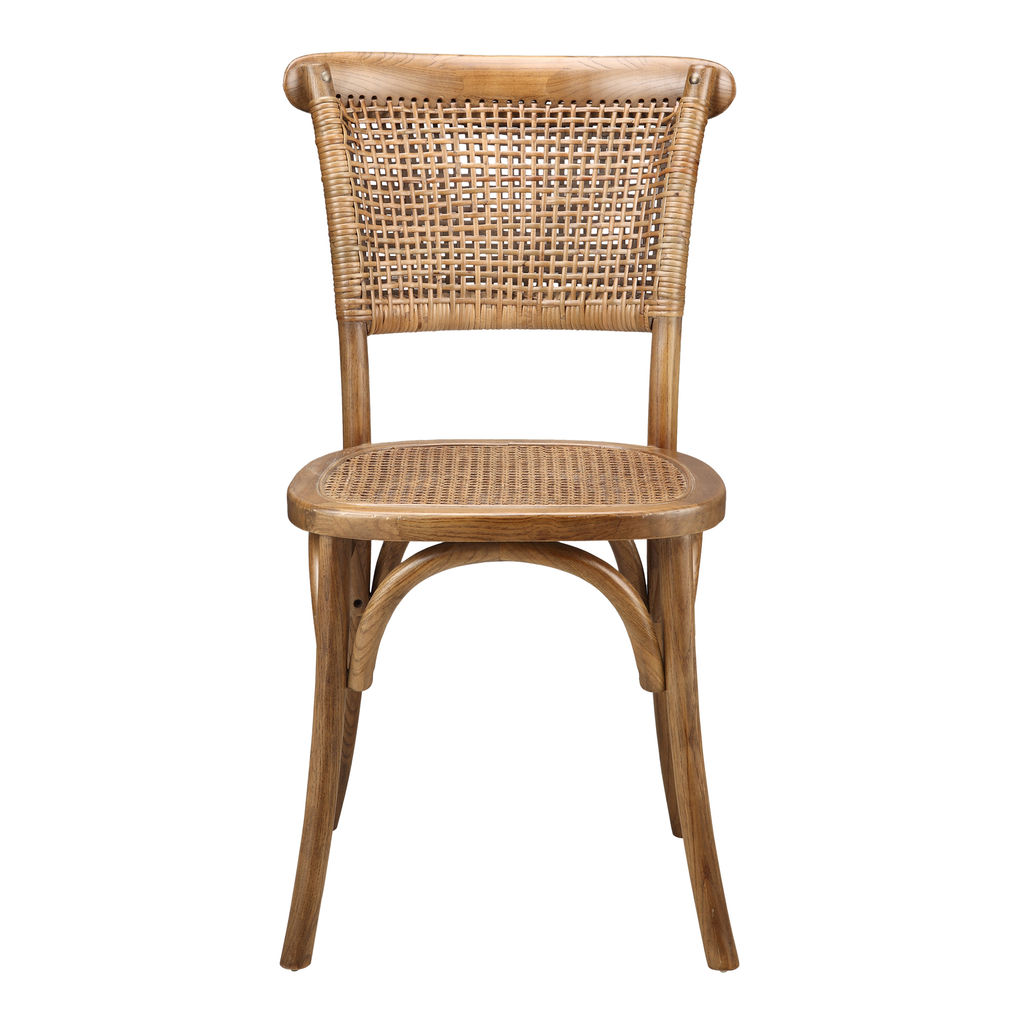 Preview image for Classic Elm & Rattan Chair, Set Of 2 (34.50"H x 18"W x 16.50"D)