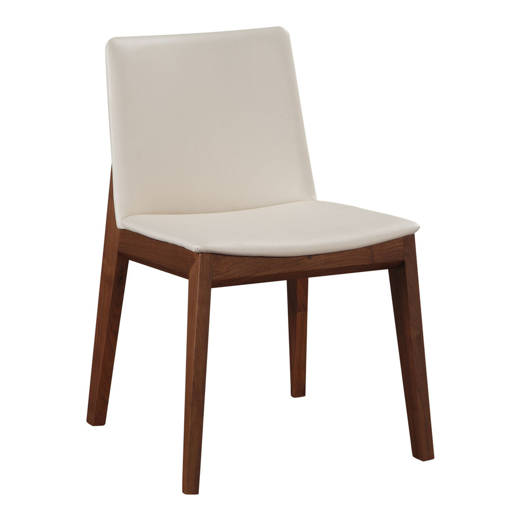 Deco Dining Chair White Pvc (Set of 2)