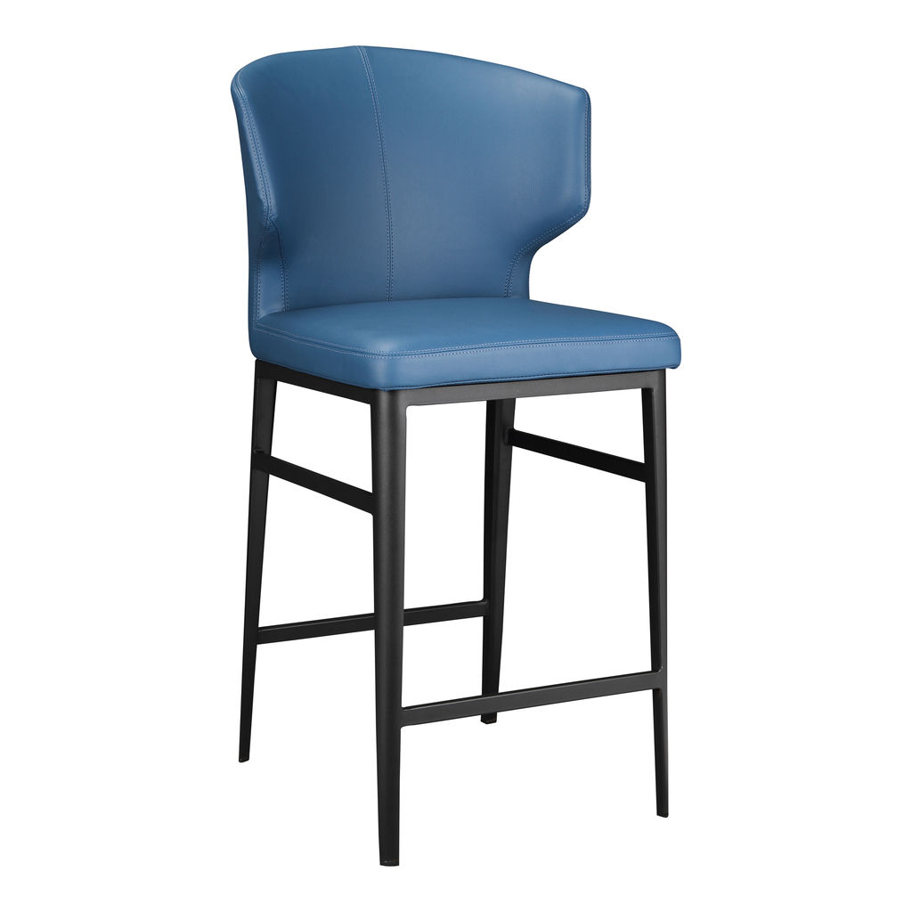 Preview image for Delaney Counter Stool Steel Blue