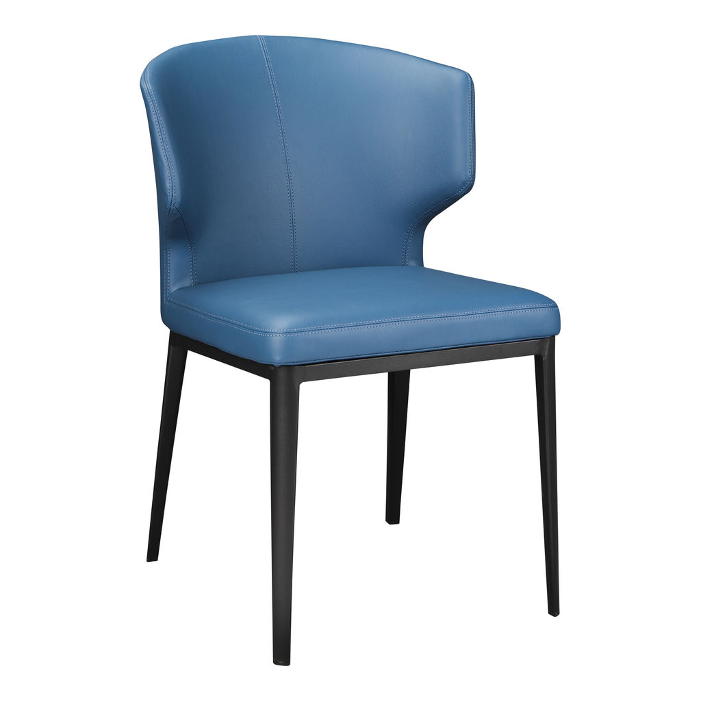 Delaney Side Chair Steel Blue (Set of 2)