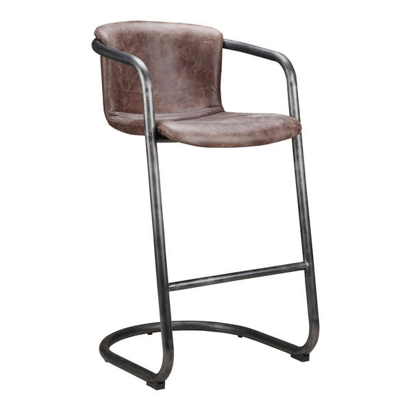 Freeman Barstool Light Brown (Set of 2)