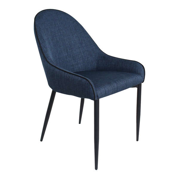 Lapis Dining Chair Dark Blue (Set of 2)