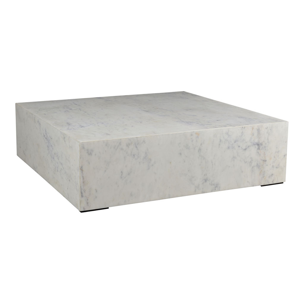 Moe's Nash White Marble Coffee Table