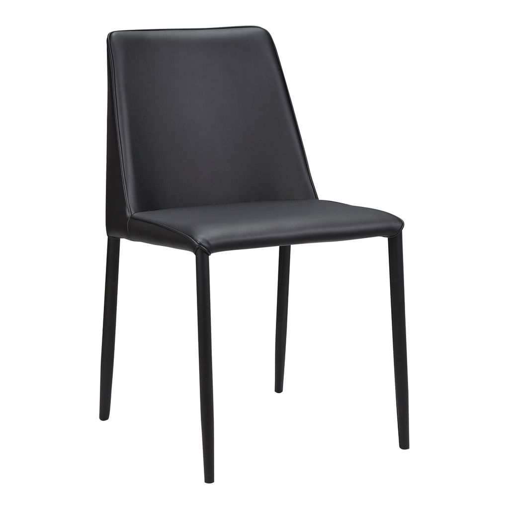 Preview image for Nora Pu Dining Chair Black (Set of 2)