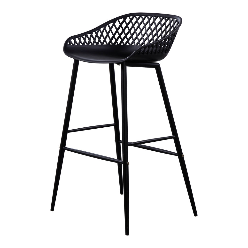 Preview image for Piazza Outdoor Barstool Black (Set of 2)