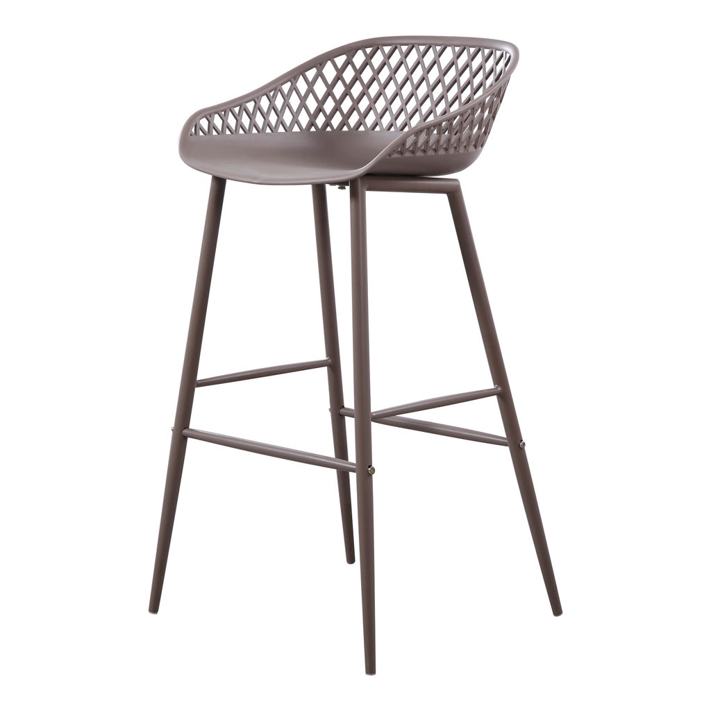 Piazza Outdoor Barstool Grey-M2