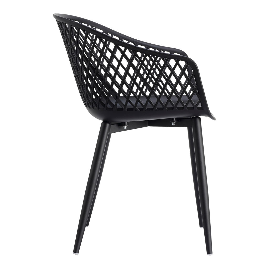 Piazza Outdoor Chair Black (Set of 2)