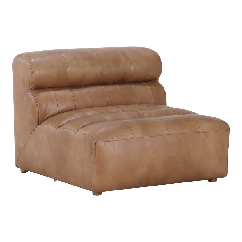 Preview image for Ramsay Leather Slipper Chair Tan