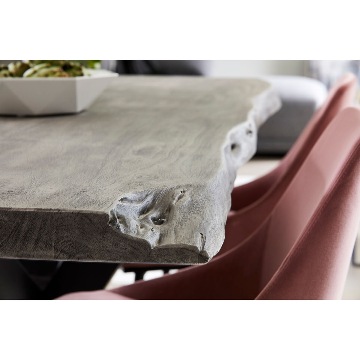 Sedona Dining Chair Pink Velvet-M2