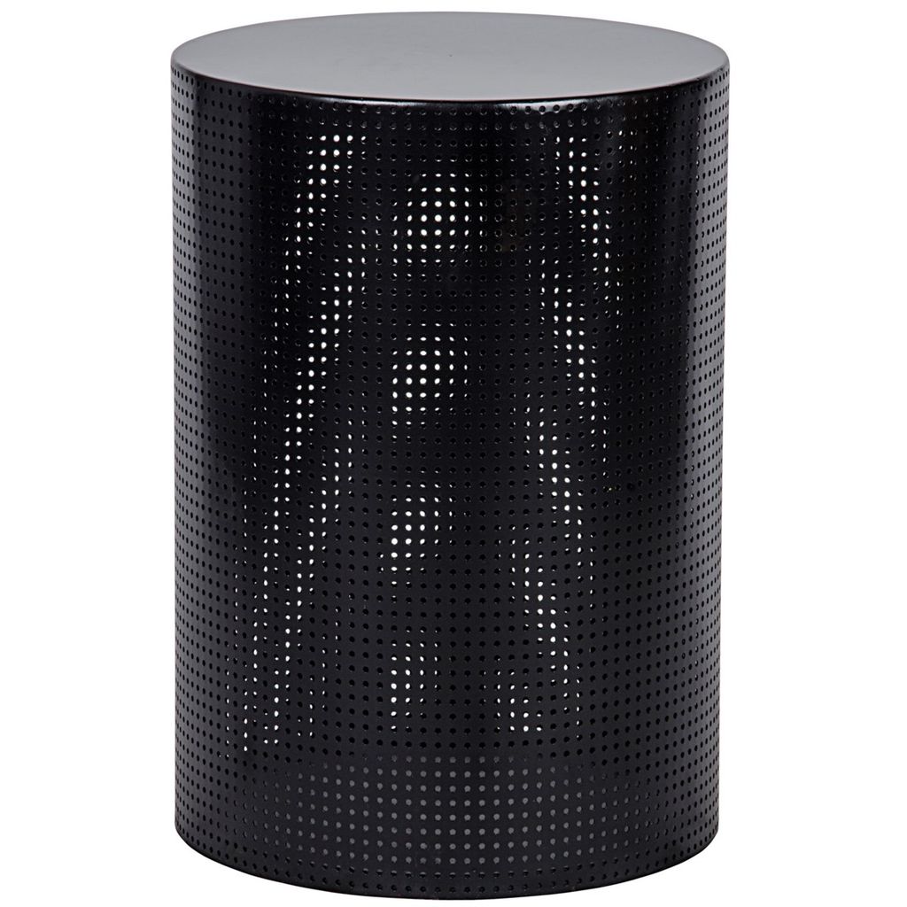 Preview image for Dixon Side Table, Black Metal, Large