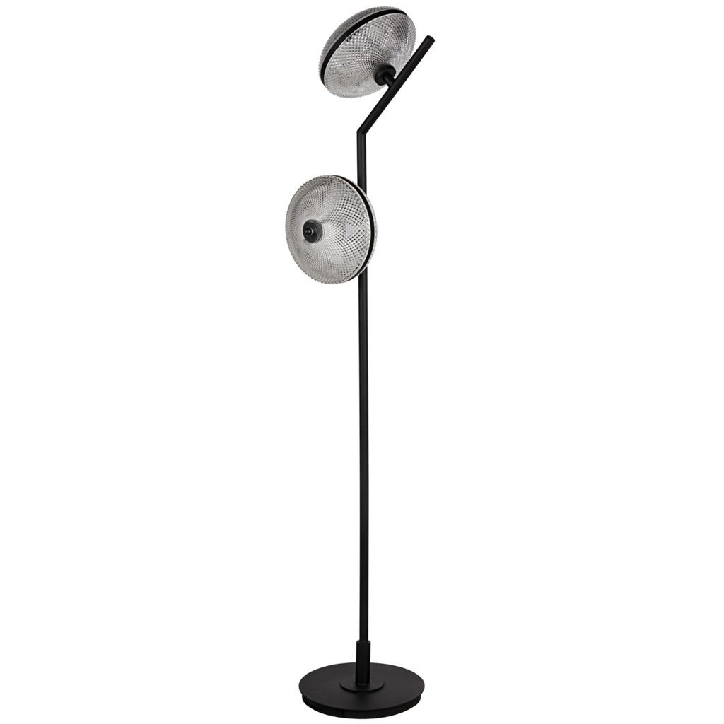 Preview image for Gibson Floor Lamp, Black Metal