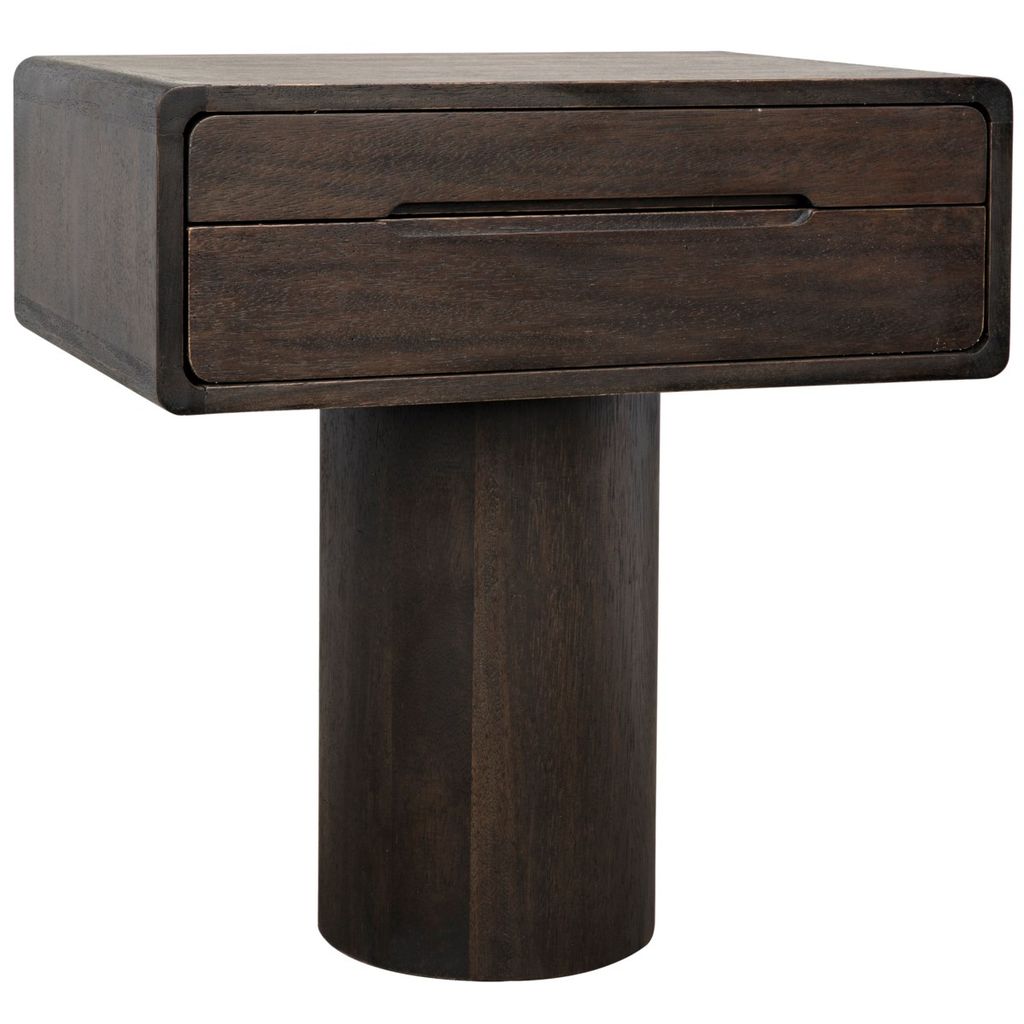 Langford Side Table, Ebony Walnut