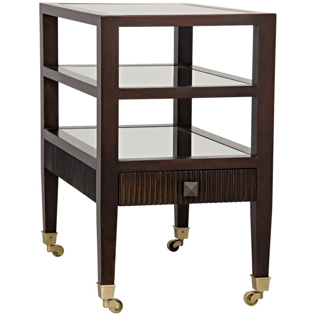 Preview image for Lesly Side Table, Distressed Brown