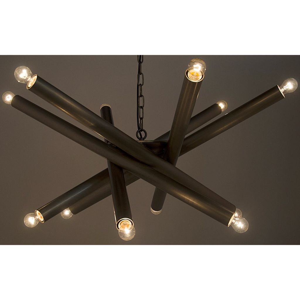 Lex Chandelier, Antique Silver