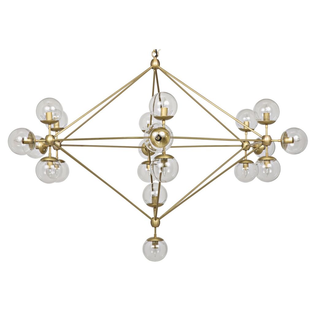 Preview image for Pluto Chandelier, Large, Antique Brass