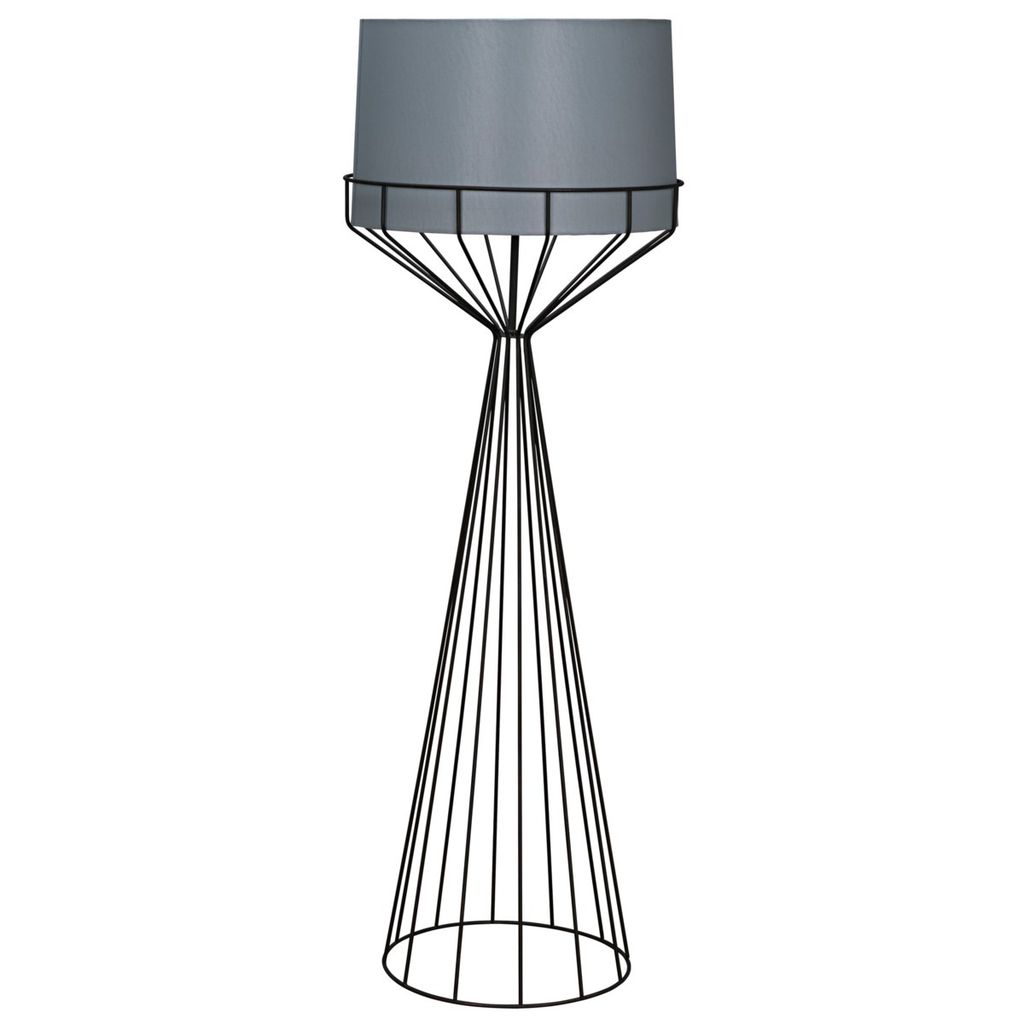 Preview image for Portal Floor Lamp, B, Black Metal