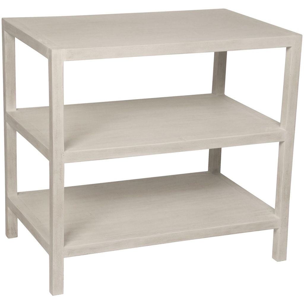 Preview image for Qs 2 Shelf Side Table, White Wash