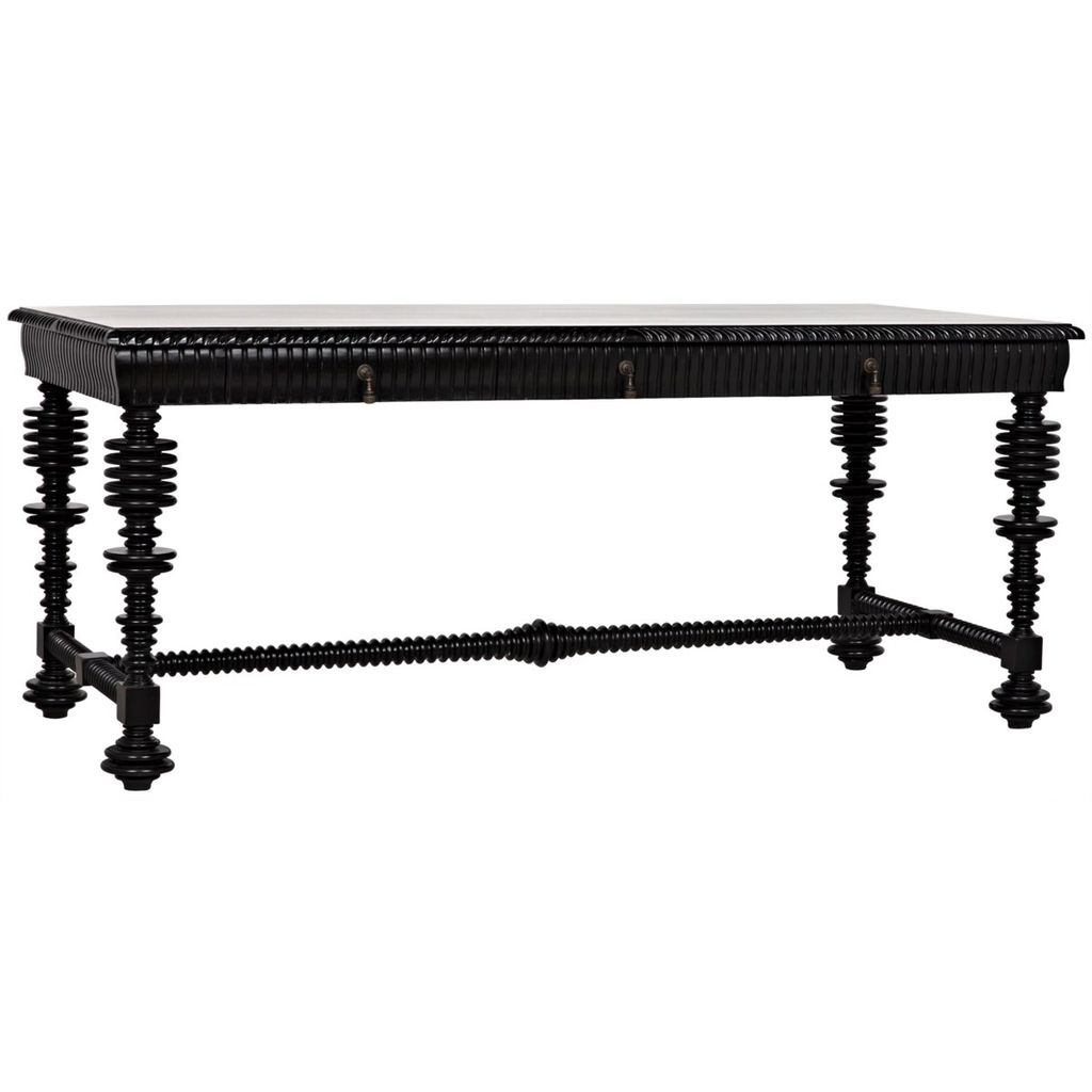 Preview image for Qs Portuguese Desk, Hand Rubbed Black