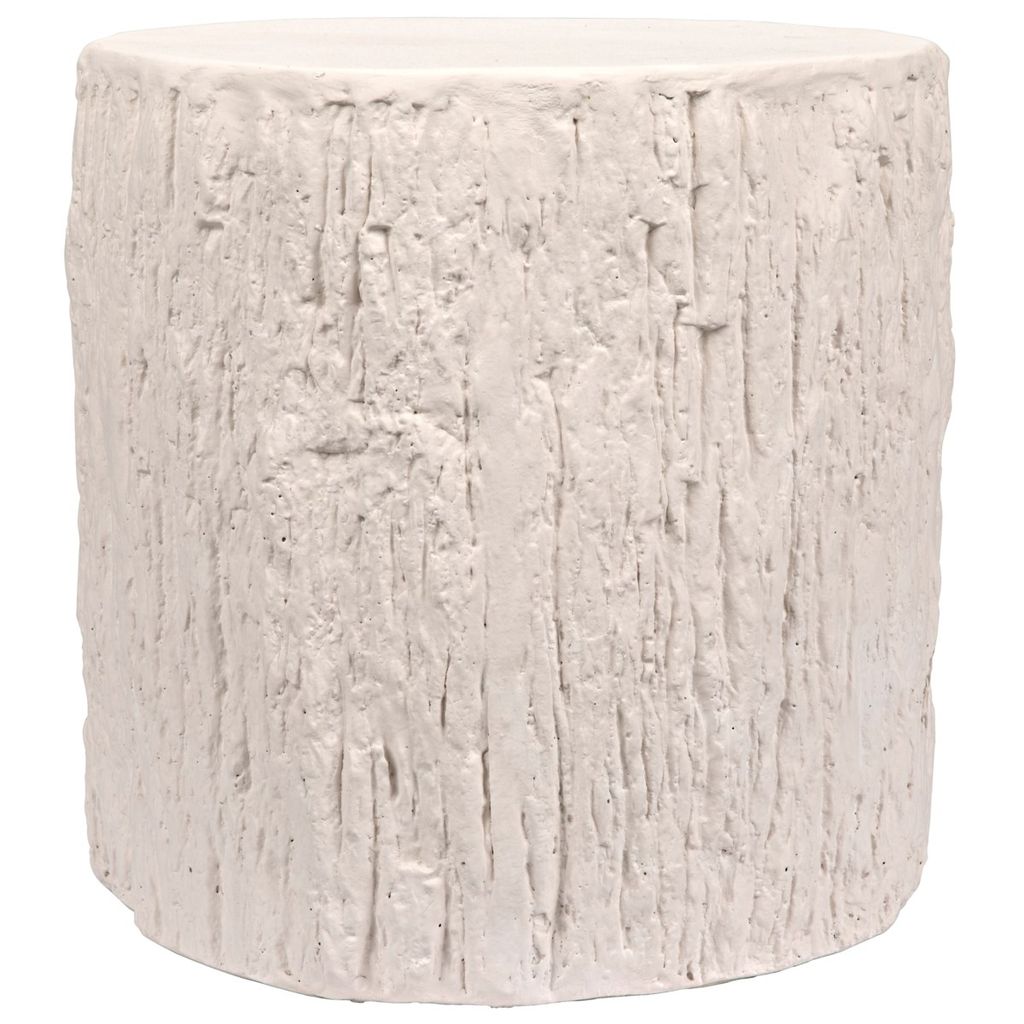 Preview image for Trunk Side Table, White Fiber Cement