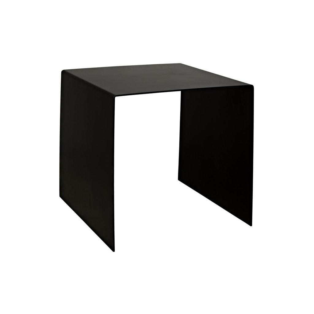 Preview image for Yves Side Table, Black Metal, Medium