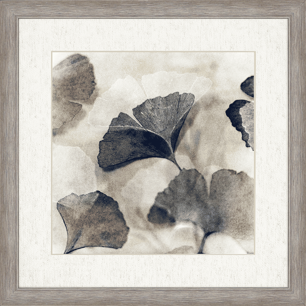 Preview image for Blooming II Ginkgo Leaves Framed Wall Art