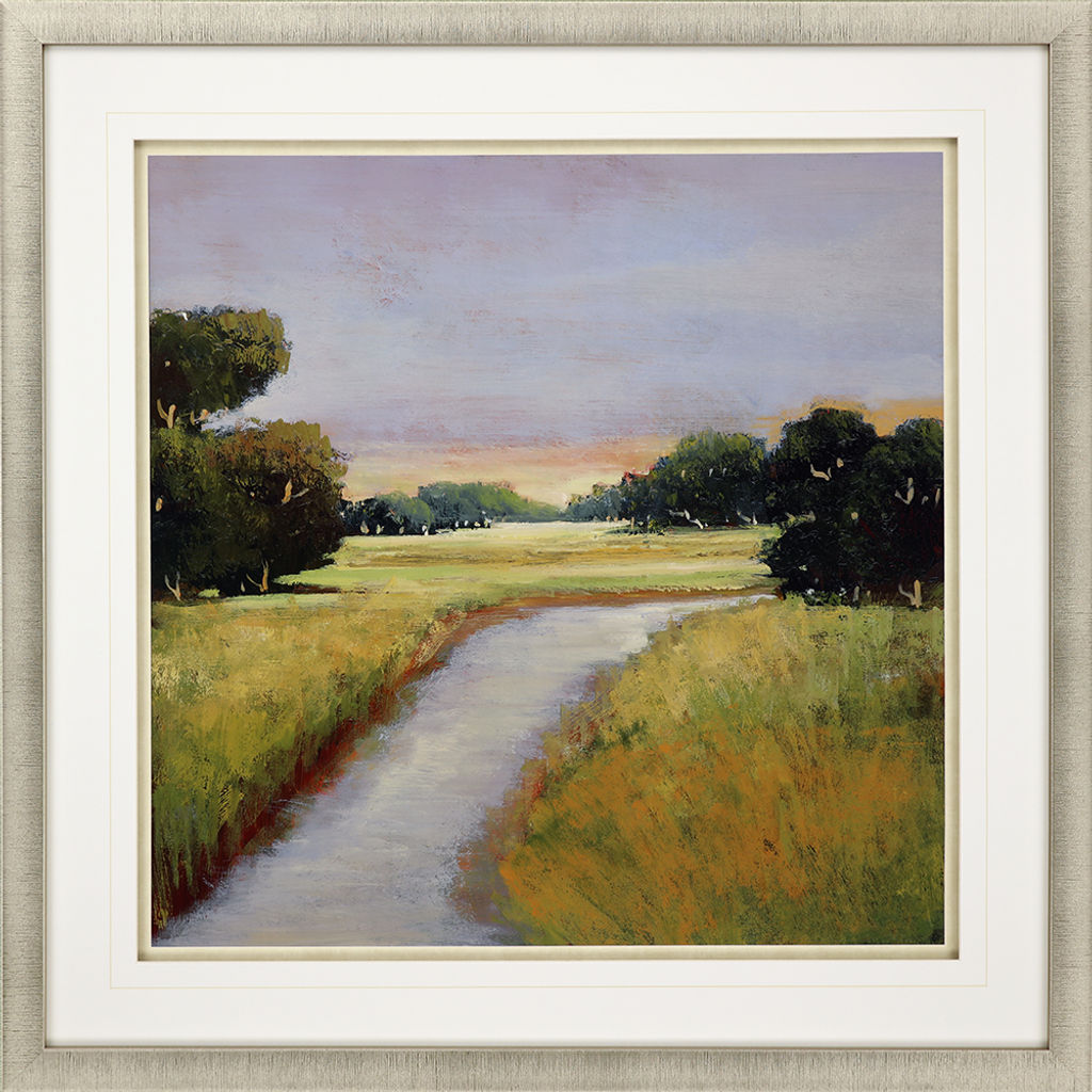 Golden Marsh Framed Wall Art