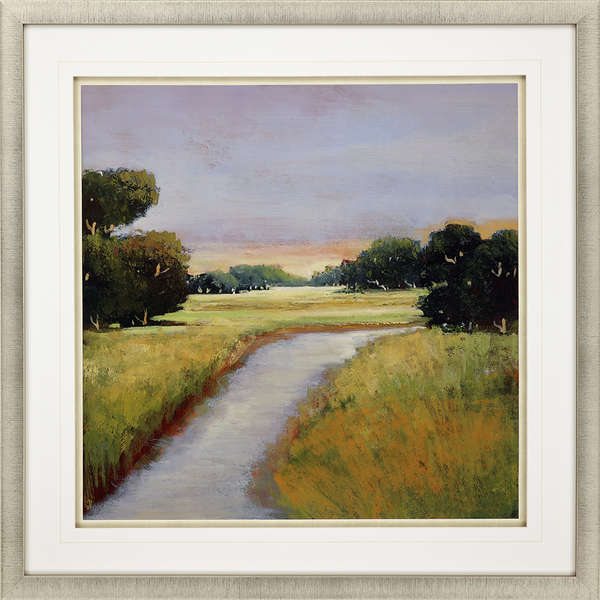 Golden Marsh Framed Wall Art