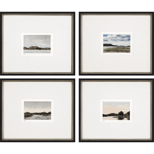 Land Study I, Set Of 4